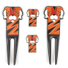 Creative Durable Metal Golf Ball Marker; Multifunctional Cartoon Tiger Zinc Alloy Golf Divot Repair Tool; Golf Accessories; Gift For Men Women Golf Lo