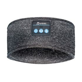 Wireless Eye Mask, Bluetooth Headset, Hands-free Call Running Headscarf (Color: grey)