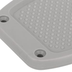 PVC Transom Plate Outboard Mounting Engine Bracket For Inflatable Boat Rubber Dinghy Kayak Marine Yacht Black (Color: grey)