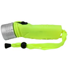 LED Waterproof Strong Light Diving Aluminum Alloy Diving Flashlight (Option: as picture)
